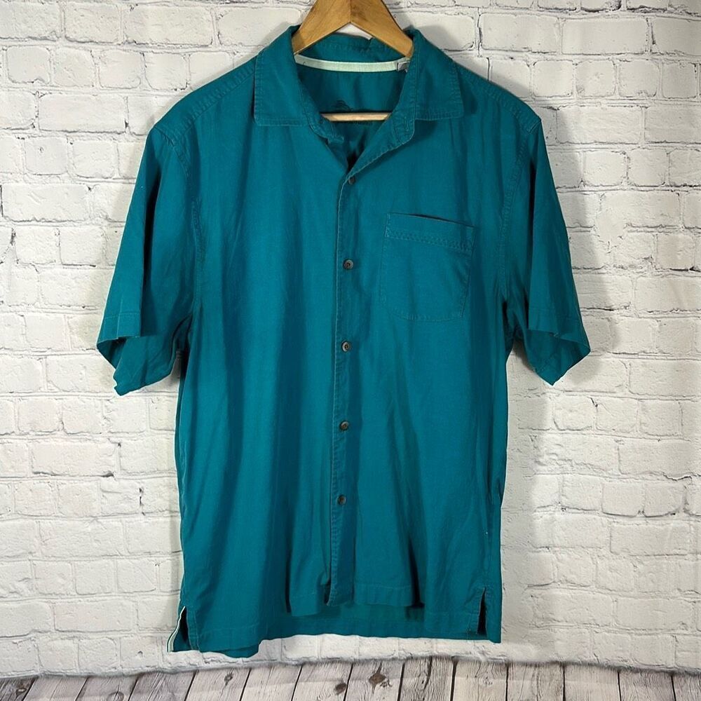Tommy Bahama Men's Catalina‎ Stretch Twill Camp Shirt T321430 size M Medium